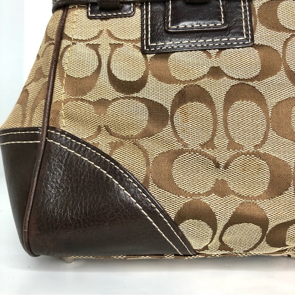Coach Signature Hampton Canvas Jacquard Tote 10245 - Picture 9 of 15